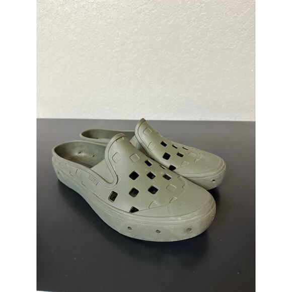 Vans Slip On Mule TRK Shoes Mens 10 Rubber Clogs Waterproof Skater Biker Core - Picture 1 of 11